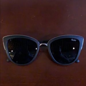 Quay black cat eye sunglasses